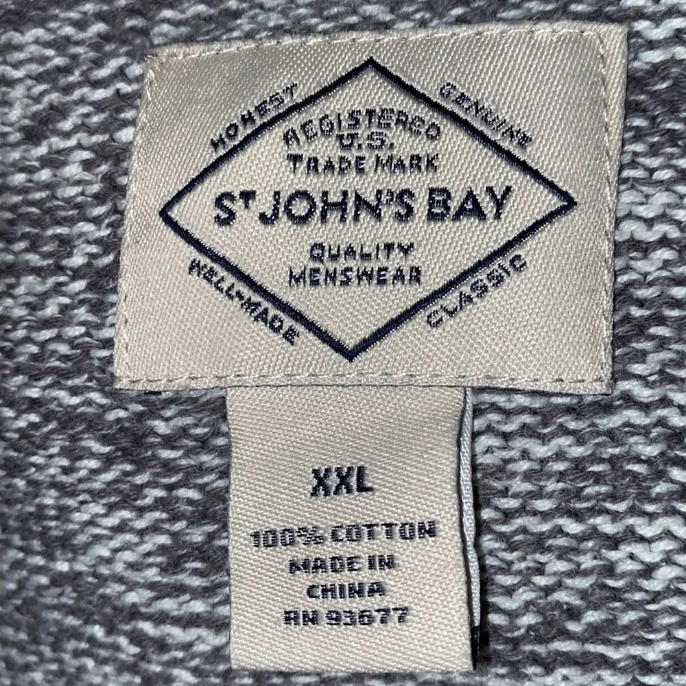 St. John’s Bay. Pull over 100% cotton. Quality menswear. Size XXL - Picture 5 of 9